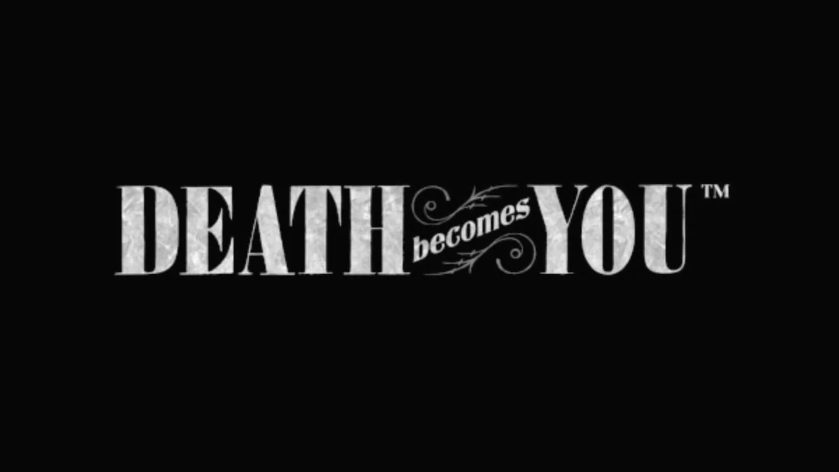 Tampilan layar slot Death Becomes You dengan estetika gotik di perangkat seluler